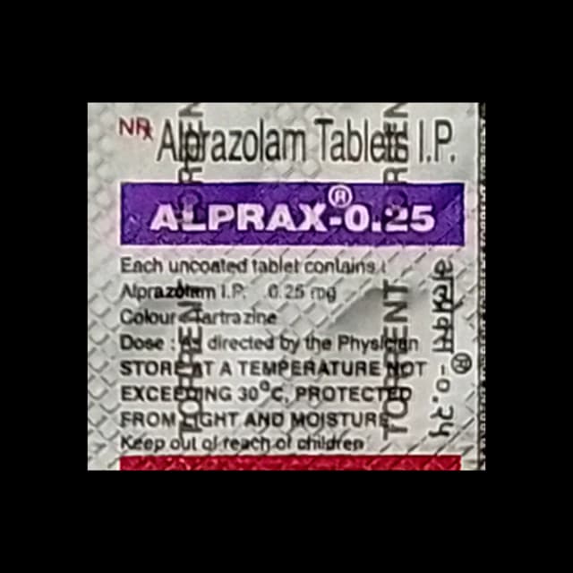 Alprax 0.25 Tablet