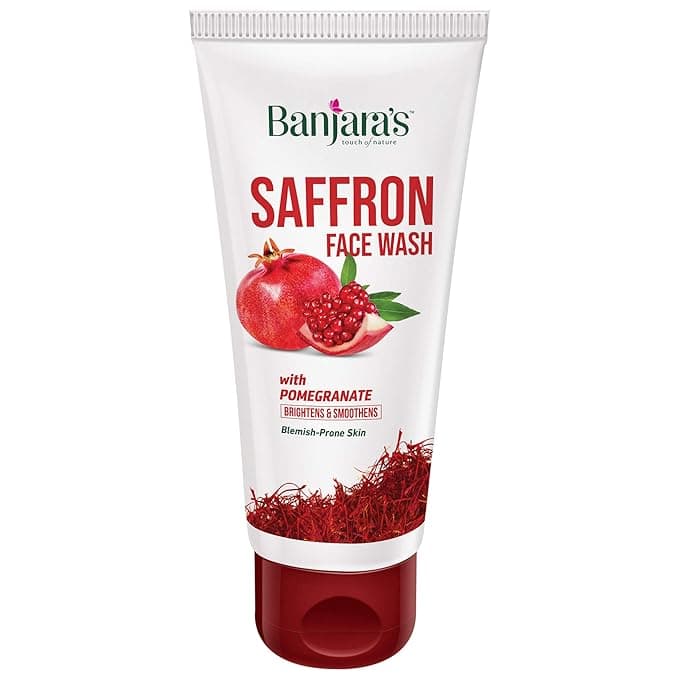 Banjaras Saffron Face Wash With Pomegranate (Buy 1 Get 1)