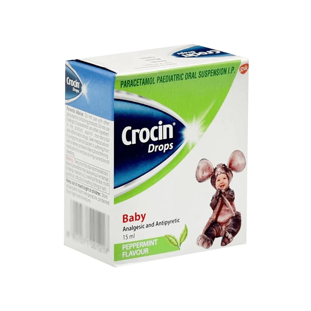 Crocin Peppermint Baby Oral Drops