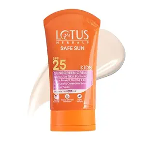 Lotus Herbals Safe Sun Kids Sunblock Cream SPF-25