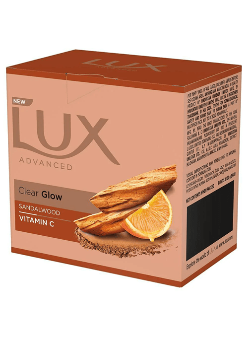 Lux Advanced Clear Glow Sandalwood Vitamin C Soap