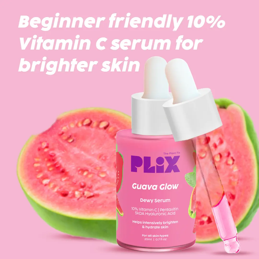 Plix Guava Glow Dewy 10% Vitamin C Face Serum