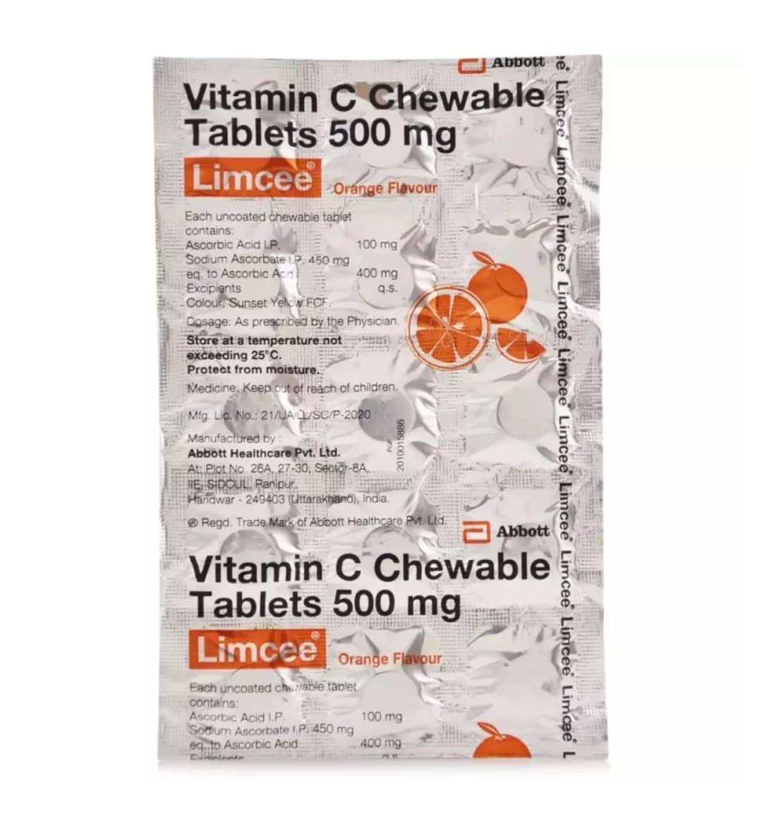 Limcee Chewable Tablet Orange