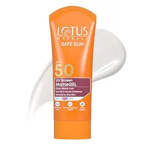 Lotus Herbals Safe Sun Vitamin C Matte Gel Daily SPF 50 Sunscreen