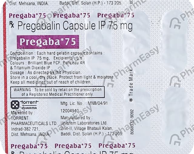 Pregaba 75 Capsule