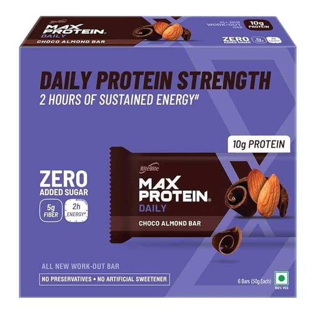 Ritebite Max Protein Daily Choco Almond Bar