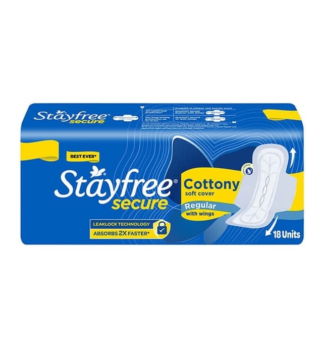 Stayfree Secure Cottony Regular Sanitary Pads