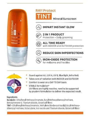 Ray X Gold Tinted Sunscreen