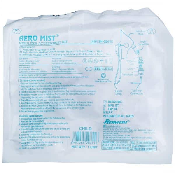 Romsons Aero Mist Nebulizer Accessories Kit Child (SH-2074S)