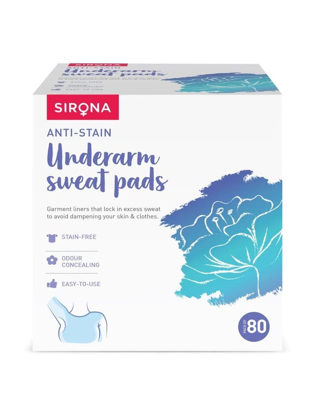 Sirona Under Arm Sweat Pad For Men And Women 80 Nos