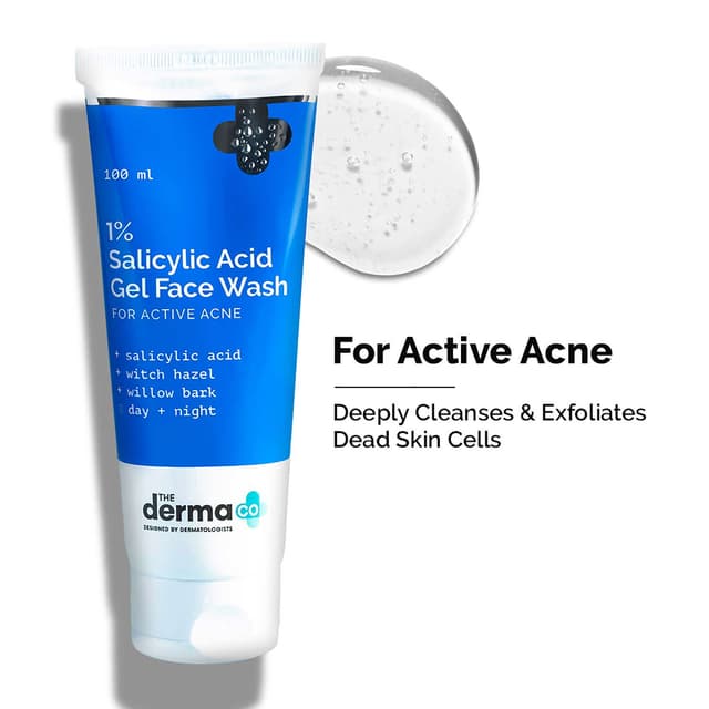 The Derma Co 1% Salicylic Acid Gel Daily Face Wash