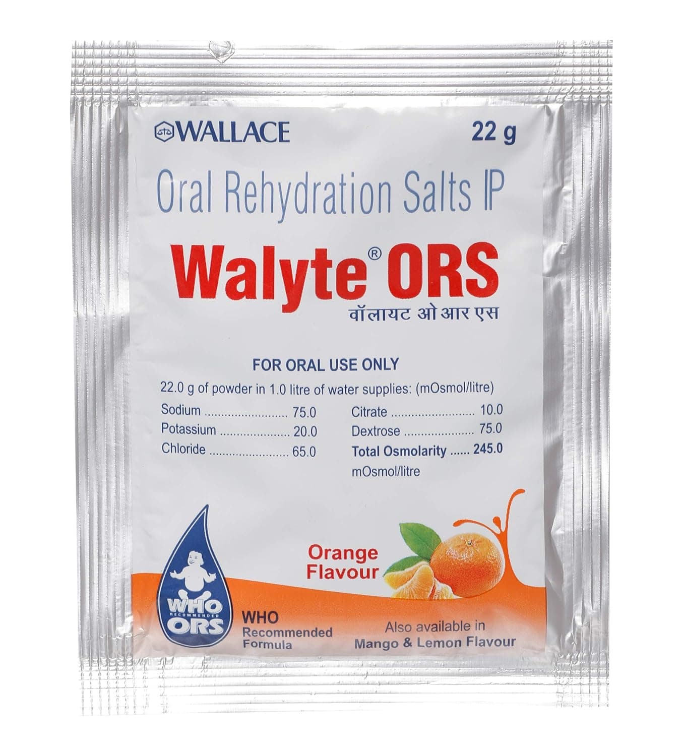 Walyte ORS Powder Orange