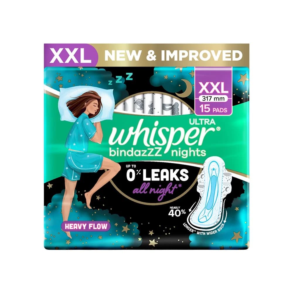 Whisper Ultra Bindazzz Nights Pads XXL