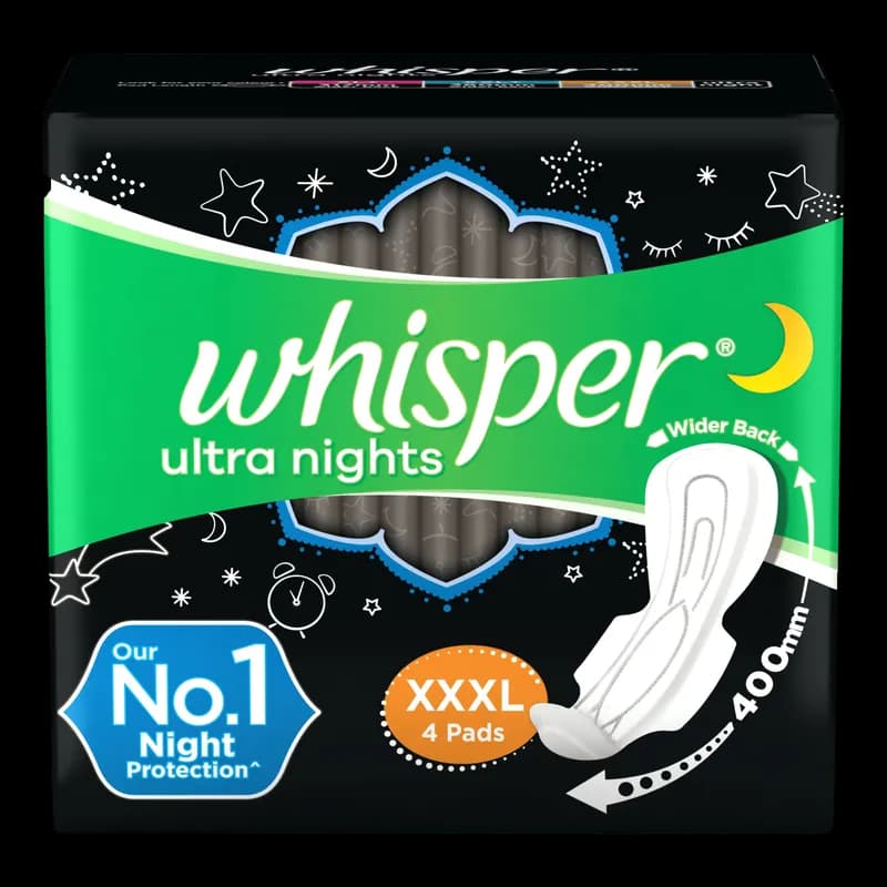 Whisper Ultra Nights Sanitary Pads XXXL